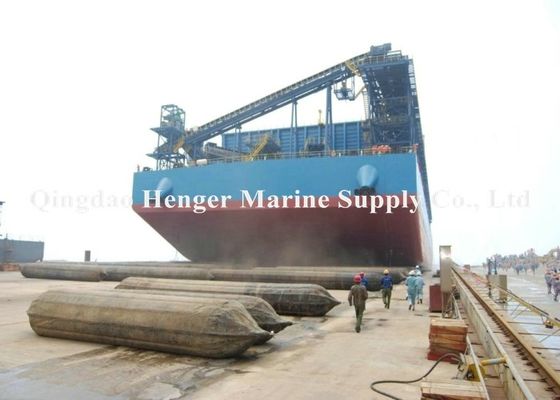 Quality Inflatable Heavy Lifting Rollers Marine Rubber Airbags Ship Launching 1.5m X 9m 8 Layers factory