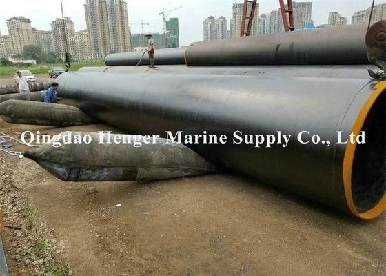 Quality Shi Boat Vessel Marine Salvage Airbags , 0.5-2.5m Inflatable Marine Airbags factory