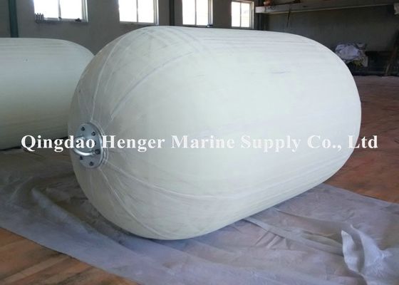 Quality High Pressure White Floating Dock Fenders / Air Filled Floating Fender For Harbor And Ports factory
