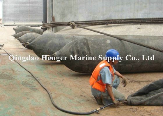 Quality Durable Boat Lift Float Bags , Pneumatic Boat Underwater Salvage Air Lift Bags factory