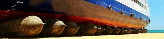 Quality 0.2 Mpa Ship Launching Underwater Inflatable Air Bags factory