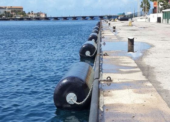 Quality ISO 17357 Certified EVA Foam Filled Fender with Customizable Density 70-110kg/m³ and 0.5m-4.8m Diameter for Marine Use factory