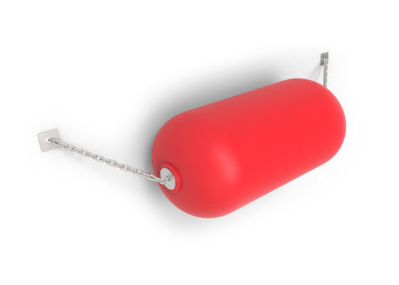 Quality Red Color Solid Floating Dock Fender with Polyurethane Foam Filled factory