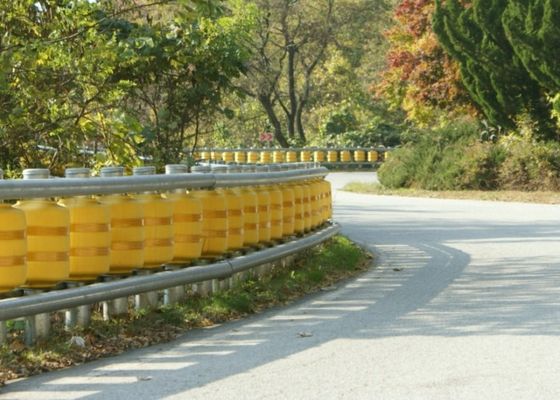 Quality Eva Pu Material Highway Traffic Safety Roller Barrier Landscaping Design factory