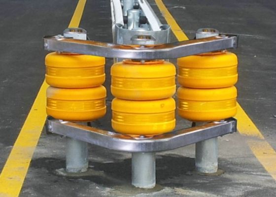 Quality Highway Traffic Safety Roller Barrier EVA Buckets Anti Collision Function factory