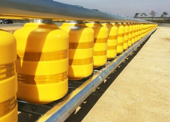 Quality Energy Absorb Anti Shock Height 510mm Highway Roller Barrier factory