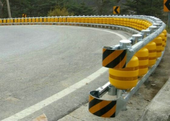 Quality Highway Traffic Safety Roller Barrier EVA Buckets Anti Collision Function factory