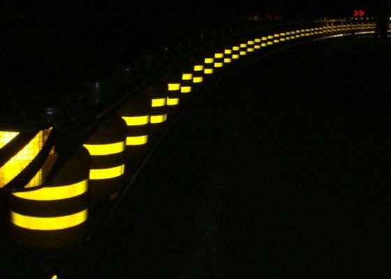 Quality PU Foam / EVA Traffic Safety Roller Barrier Highway Roller Barrier For Accident - Prone Roads factory