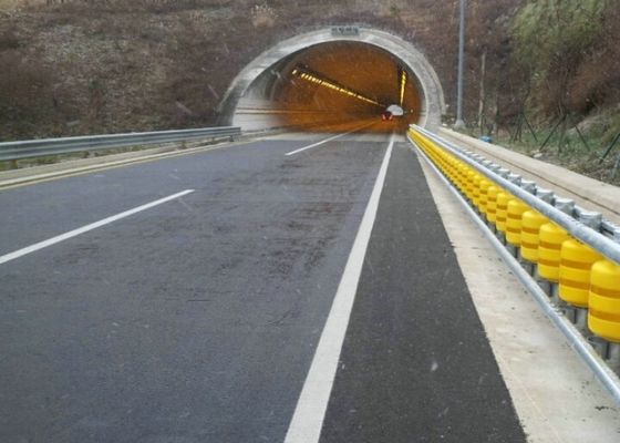 Quality Tunnel Portal Roller Crash Barrier , Guardrail Safety Rolling Guard Barrier factory