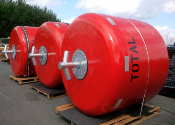 Quality Colorful Ship Mooring Buoys Marine Navigation Buoys With Exterior Polyurea Coating factory