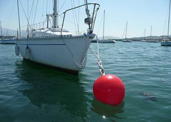 Quality Strong Weather Fastness Marine Mooring Buoy Higher Loading Capacity For Floating Platform factory