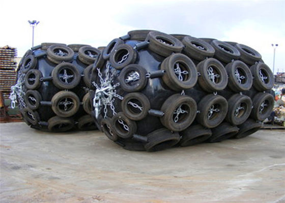 Quality Wear Resistance 4.5*9m Natural Pneumatic Rubber Fender factory