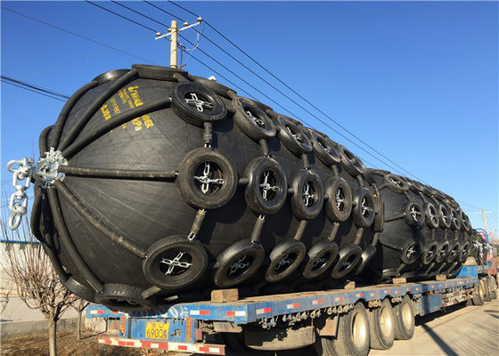 Quality Airplane Tyre Marine Rubber Fender Anti Explosion 0.05MPa / 0.08MPa Initial Internal Pressure factory