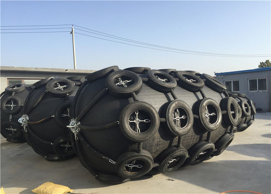 Quality 50kPa Inflatable Marine Rubber Fender for Boats Protective Jacket factory