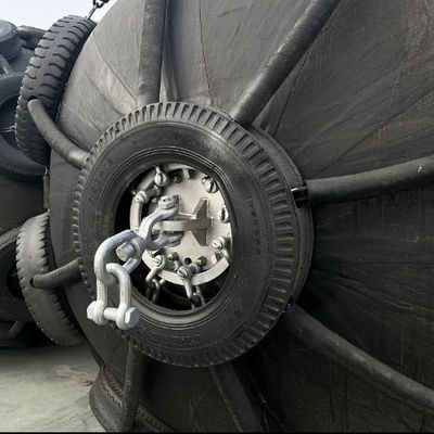 Quality ISO 17357 Certified Natural Rubber Pneumatic Fender with 50Kpa Working Pressure for Marine Safety factory