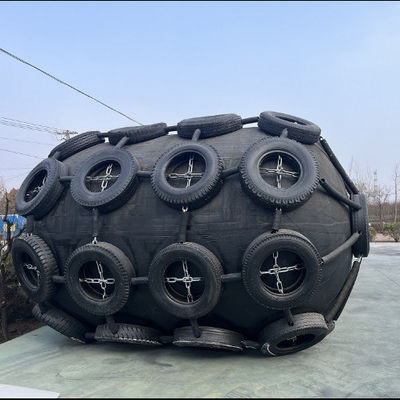 Quality ISO 17357 Certified Natural Rubber Pneumatic Fender with 50Kpa Working Pressure for Marine Safety factory