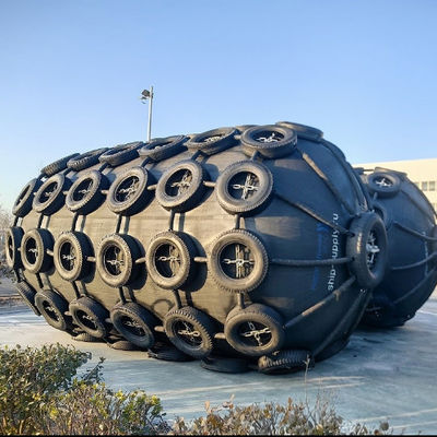 Quality 4.8x12m 50kpa / 80kpa Pneumatic Fenders For Ships factory