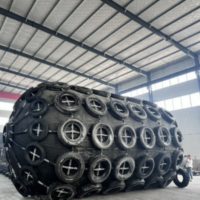 Quality ISO 17357 Certified Natural Rubber Pneumatic Fender with 50Kpa Working Pressure for Marine Safety factory