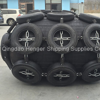 Quality Yokohama Net-Type Floating Pneumatic Marine Rubber Fenders 50/80kpa Chain Tire Net Ship-to-Ship / Port ISO 17357 All Color factory