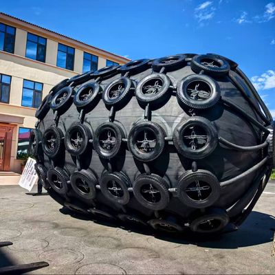 Quality Durable Rubber Pneumatic Fender Marine Dock Protection System Suitable for Ships Barges and Harbors Impact Absorption factory
