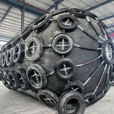 Quality Initial Internal Pressure 80kpa Marine Fender Net Type Ideal For Marine Vessel Impact Absorption Dock Safety Systems factory