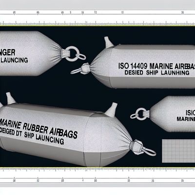 Quality Henger Marine Rubber Airbags ISO14409 for Ship Launching factory