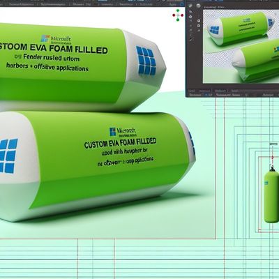 Quality Custom EVA Foam Filled Fender for Harbour and Offshore Use factory