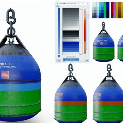 Steel Mooring Buoy With EVA Filling Custom Sizes Colors