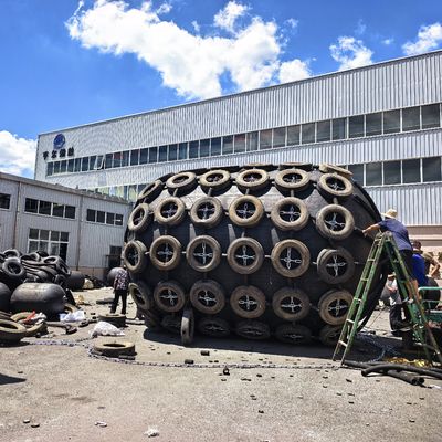 Quality Henger Yokohama Type Inflatable Marine Rubber Fender with BV Certificate for STS and Docking Operations factory