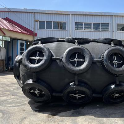 Quality ISO17357 Standard Pneumatic Rubber Fender Available in 500 mm to 4500 mm with 50kpa and 80kpa Pressure Options for Marine Protection factory
