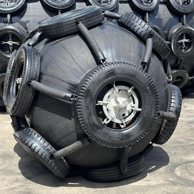 Quality ISO17357 Standard Pneumatic Rubber Fender Available in 500 mm to 4500 mm with 50kpa and 80kpa Pressure Options for Marine Protection factory