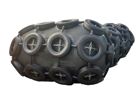 Quality Safety Valve Included Pneumatic Rubber Fender Offering Weather Resistance and Anti collision Type Roller Guardrail for Ship Berthing Safety factory