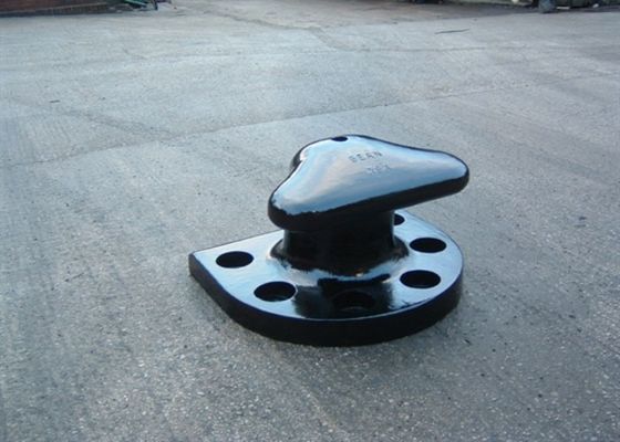 Quality Cast Iron Marine Mooring Bollard Tee Head Dock Bollard With Anchors factory