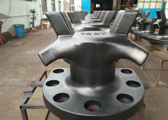 Quality Horn Bollard Marine Mooring Equipment 40 Ton Cast Stainless Steel Material factory