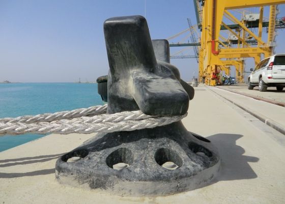 Quality Horn Bollard Marine Mooring Equipment 40 Ton Cast Stainless Steel Material factory