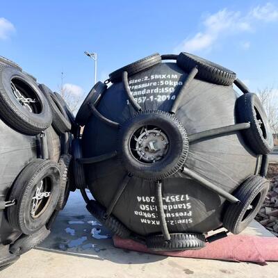 Quality 4.8x12m 50kpa / 80kpa Pneumatic Fenders For Ships factory