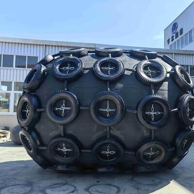 Quality ISO 17357 Certified Pneumatic Rubber Fender with 50Kpa/80Kpa Working Pressure and Natural Rubber Material for Marine Protection factory