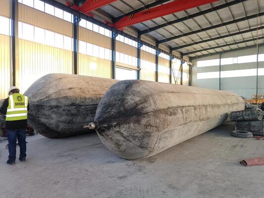 Quality Marine Rubber Airbag with Wear Indicator Layer for 0.8-3 M Diameter and 4-25 M Length Ship Launching factory