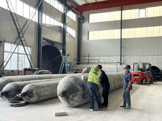 Quality Marine Rubber Airbag with Rapid Inflation Manifold for Simultaneous Multi Unit Operation in 0.8-3 M Diameter factory