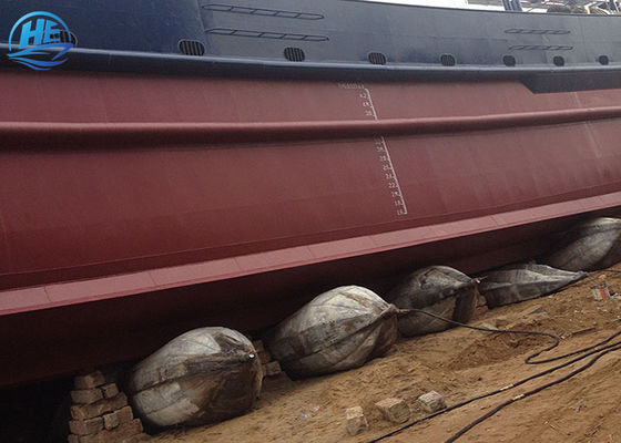 Quality Dia 0.5m-4.5m Marine Salvage Airbag For Launching The Ship Dry Dock Airbag factory