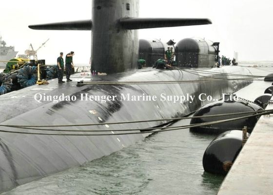 Quality Dia. 3.3 X L 6.5m  STS STD Pneumatic Natural Rubber Semi Submarine Fenders factory