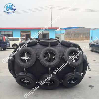 Quality Good Air Tightness Dark Pneumatic Marine Fender For Container Vessels CCS factory
