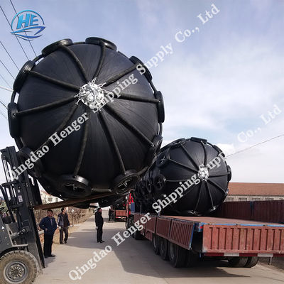 Quality Floating Foam Filled Fender Yokohama Type Rubber Boat Fender D Shaped factory