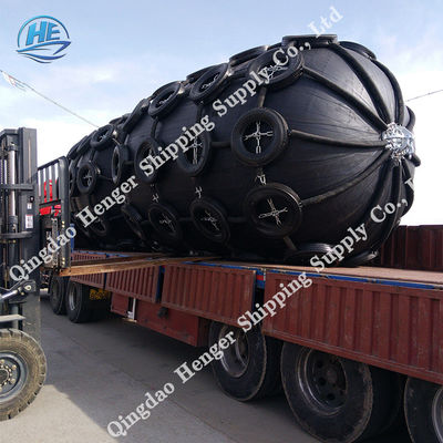 Quality Floating Foam Filled Fender Yokohama Type Rubber Boat Fender D Shaped factory