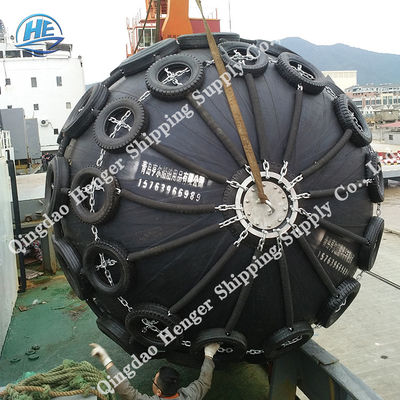 Quality Floating Foam Filled Fender Yokohama Type Rubber Boat Fender D Shaped factory
