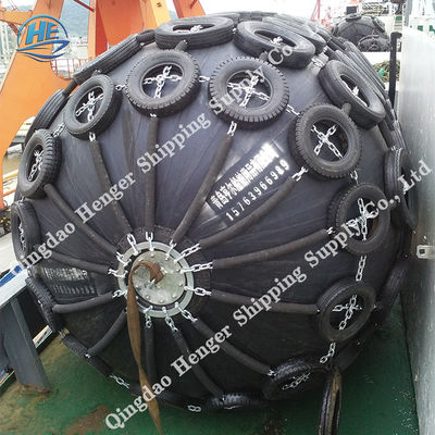 Quality Floating Foam Filled Fender Yokohama Type Rubber Boat Fender D Shaped factory