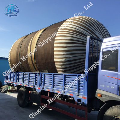 Quality 50KPa / 80Kpa ISO 17357 Marine Rubber Fender Yokohama Ship Buoy Fenders factory