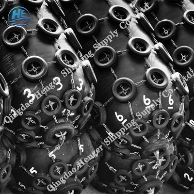 Quality Natural Rubber Pneumatic Marine Fender Durable 0.05MPa And 0.08MPa For Pier And Vessels factory