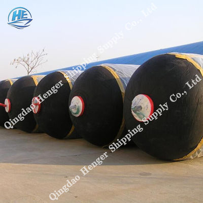 Quality 6600m Length Pneumatic Rubber Fender Navy Grey Color With 24 Months Warranty factory