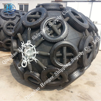 Quality Long Lifespan Boat Mooring Fenders Marine Boat Fenders With Chain Black Color factory